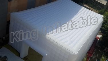 দরজা এবং উইন্ডোজ সঙ্গে Marquee চাঙ্গা সিম Inflatable ইভেন্ট তাঁবু পিভিসি স্ট্রেচ বিল্ডিং তাঁবু