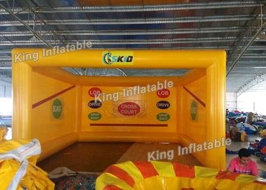 হলুদ বহিরঙ্গন বা ইন্ডোর Inflatable স্কোয়াশ ক্রীড়া গেম প্রাপ্তবয়স্কদের জন্য AirTight