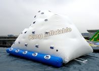 PVC White Inflatable Water Iceberg / Blow Up Water Sports Toy For Adults And Kids