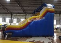রঙিন টেকসই Inflatable জল স্লাইড ওয়াটারপ্রুফ 0.55 মিমি পিভিসি Tarpaulin