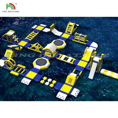বাষ্পযুক্ত ভাসমান সমুদ্র জল পার্ক সরঞ্জাম সমুদ্র বড় জল খেলনা জল পার্ক