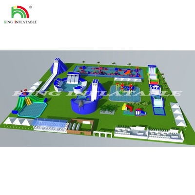 বাণিজ্যিক ভাসমান ইনফ্ল্যাটেবল ওয়াটার 30x40 মিটার ইনফ্ল্যাটেবল ওয়াট পার্ক স্লাইডস অভ্যন্তরীণ গ্রীষ্মকালীন খেলার জন্য আশ্চর্যজনক