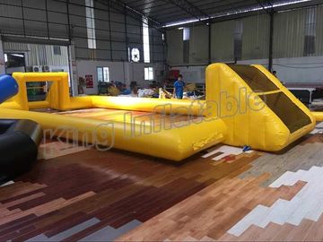 বিনোদন জন্য একা লেয়ার আউটডোর Inflatable ফুটবল মাঠ