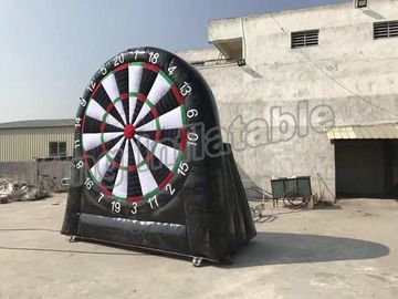 দৈত্য Inflatable ফুটবল ডার্ট বোর্ড বহিরঙ্গন ক্রীড়া গেম কালো এবং সাদা রঙ