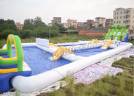 কিডস জন্য সিল টাইপ বাণিজ্যিক Inflatable সুইমিং পুল জল স্লাইড