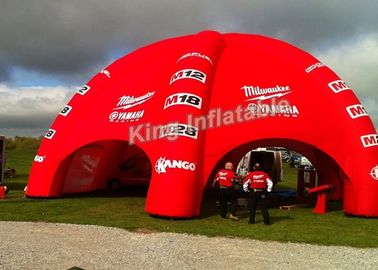 ইভেন্ট বা প্রদর্শনী জন্য লাল দৈত্য Inflatable স্পাইডার তাঁবুর ব্যাস 12m
