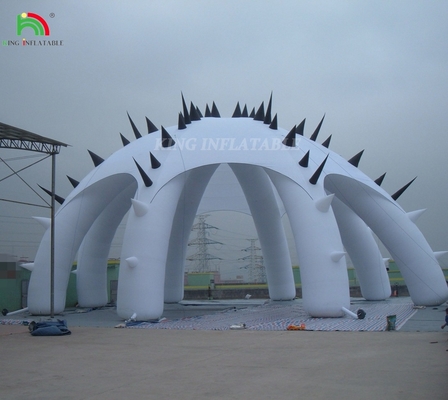 হোয়াইট ইনফ্ল্যাটেবল টেন্ট আউটডোর ইনফ্ল্যাটেবল কাস্টম টেন্ট পিভিসি টেন্ট ইনফ্ল্যাটেবল প্রদর্শনী টেন্ট