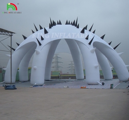 হোয়াইট ইনফ্ল্যাটেবল টেন্ট আউটডোর ইনফ্ল্যাটেবল কাস্টম টেন্ট পিভিসি টেন্ট ইনফ্ল্যাটেবল প্রদর্শনী টেন্ট