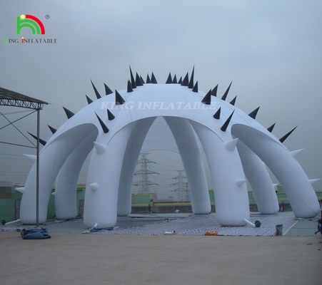 হোয়াইট ইনফ্ল্যাটেবল টেন্ট আউটডোর ইনফ্ল্যাটেবল কাস্টম টেন্ট পিভিসি টেন্ট ইনফ্ল্যাটেবল প্রদর্শনী টেন্ট