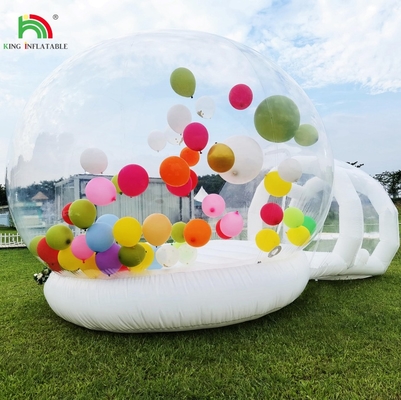 উচ্চ মানের বাণিজ্যিক বেলুন inflatable বাবল হাউস প্যাটি জন্য bouncing নীচে সঙ্গে তাঁবু