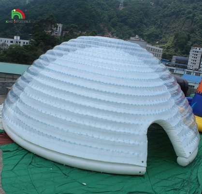 পার্টি বিবাহ ক্যাম্পিং বাণিজ্যিক ব্যবহারের জন্য বড় inflatable গম্বুজ তাঁবু বহিরঙ্গন বহনযোগ্য Igloo