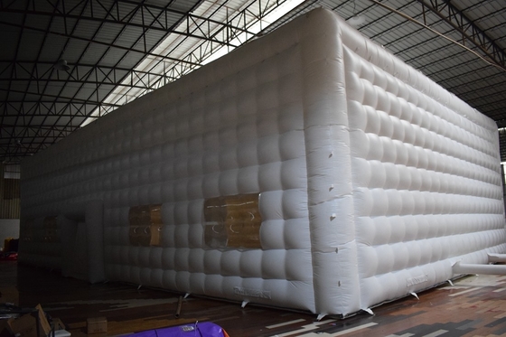 বহিরঙ্গন সাদা পিভিসি inflatable নাইট ক্লাব inflatable নাইট ক্লাব বিবাহের ইভেন্ট পার্টি ঘনক্ষেত্র তাঁবু বিক্রয়