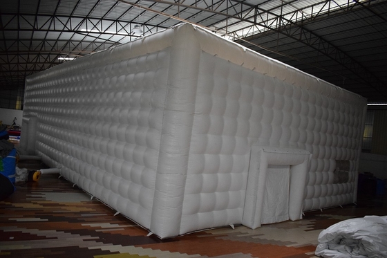 বহিরঙ্গন সাদা পিভিসি inflatable নাইট ক্লাব inflatable নাইট ক্লাব বিবাহের ইভেন্ট পার্টি ঘনক্ষেত্র তাঁবু বিক্রয়