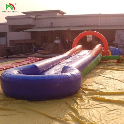 ওয়াটার গেম ইনফ্ল্যাটেবল ওয়ান লেন স্লাইড এন স্লাইড সিটি স্লাইড সফট ম্যাট সহ ইভেন্টের জন্য পুল সহ ওয়াটার স্লাইড