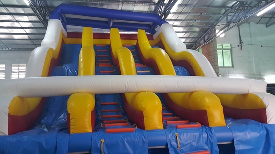 উচ্চ মানের ভিজা inflatable জল স্লাইড সেরা প্লাটুন টারপোলিন মানের সঙ্গে ওয়াটার পুল স্লাইড