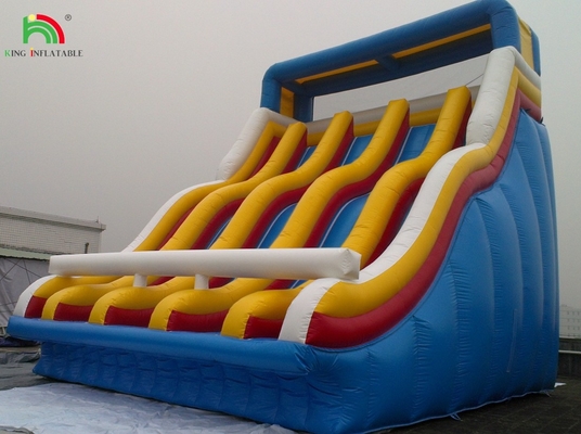 উচ্চ মানের ভিজা inflatable জল স্লাইড সেরা প্লাটুন টারপোলিন মানের সঙ্গে ওয়াটার পুল স্লাইড