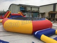 পিভিসি Inflatable জল পার্ক / Inflatable জল Trampoline এবং পরিবারের জন্য স্লাইড