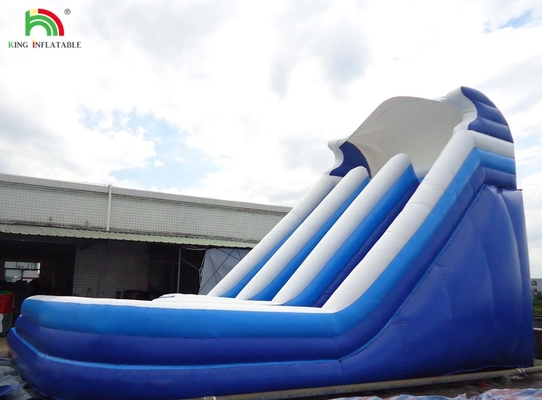 উচ্চ মানের বাঁক ডাবল লেন ব্লো আপ কিডস inflatable জল স্লাইড
