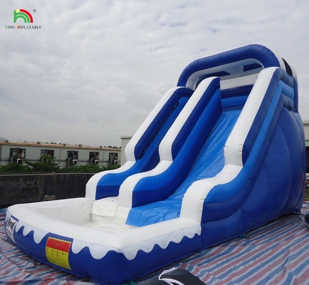 বাণিজ্যিক দৈত্য জল স্লাইড inflatable বাচ্চাদের বহিরঙ্গন inflatable পুল সঙ্গে জল স্লাইড