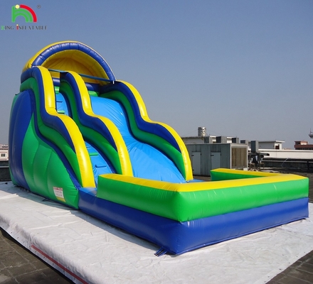 ওয়াটার স্লাইড সহ বাণিজ্যিক inflatable ঝাঁপ দাও ঘর বাচ্চাদের জাম্পিং ক্যাসল