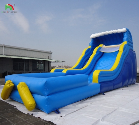 বাণিজ্যিক inflatable bouncers ঝাঁপিয়ে কাসল সঙ্গে পুল এবং স্লাইড কম্বো inflatable