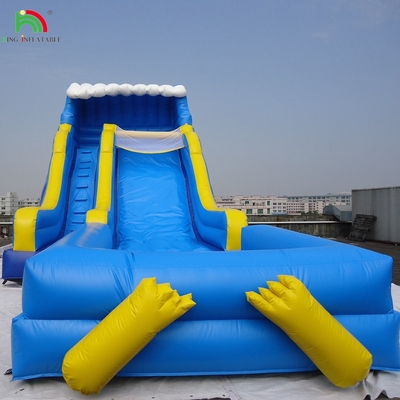 বাণিজ্যিক inflatable bouncers ঝাঁপিয়ে কাসল সঙ্গে পুল এবং স্লাইড কম্বো inflatable
