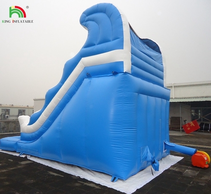 সস্তা বাণিজ্যিক ডাবল স্প্ল্যাশ ডাবল লেন inflatable জল স্লাইড বিক্রয়ের জন্য