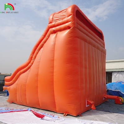 ইনফ্ল্যাটেবল ওয়াটার পুল লাল বন্ধ ডাবল স্লাইডস শিশু বাম্প হাউস বাণিজ্যিক জল বন্ধ স্লাইড সুইমিং পুল