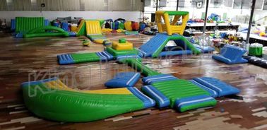 উন্মুক্ত জল বিনোদন জন্য মজার বড় PVC আশ্চর্যজনক inflatable জল পার্ক
