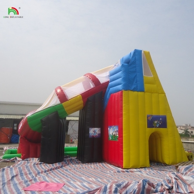 কাস্টমাইজড কমার্শিয়াল কাসল কিডস ইনফ্ল্যাটেবল খেলার মাঠ ট্রাম্পোলিন ওয়াটার স্লাইড জাম্পিং কম্বো বাউন্সার