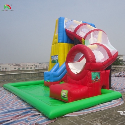 কাস্টমাইজড কমার্শিয়াল কাসল কিডস ইনফ্ল্যাটেবল খেলার মাঠ ট্রাম্পোলিন ওয়াটার স্লাইড জাম্পিং কম্বো বাউন্সার
