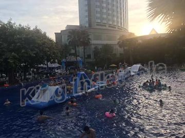 কমার্শিয়াল গ্রেড বাচ্চাদের জল পার্ক, জায়ান্ট Inflatable জল ক্রীড়া