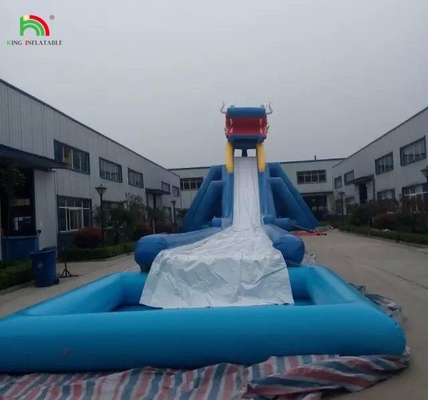 ওয়াটার পার্ক স্লাইড মজার ওয়াটার পার্ক ওয়াটার গেমস নতুন ডিজাইন ওয়াটার প্লে সরঞ্জাম inflatable দীর্ঘ জল স্লাইড