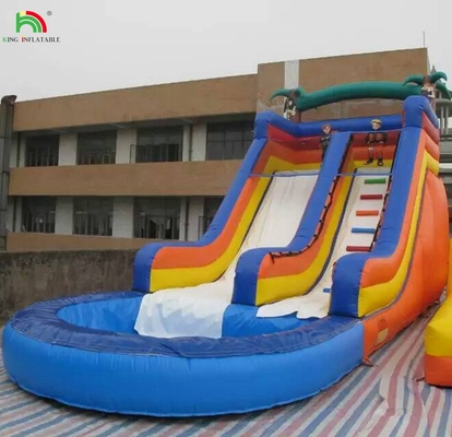 বিক্রির জন্য পুল সহ জনপ্রিয় বাণিজ্যিক inflatable জল স্লাইড