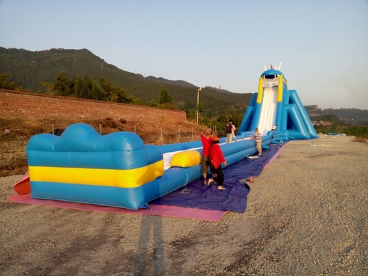 বহিরঙ্গন বাণিজ্যিক বিশাল inflatable স্লাইড, inflatable জল স্লাইড বিক্রয় জন্য