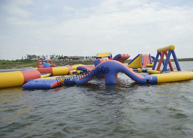 বাণিজ্যিক পিভিসি Tarpaulin Inflatable জল পার্ক, স্প্ল্যাশ জল খেলার মাঠ সরঞ্জাম