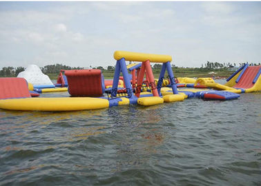 বাণিজ্যিক পিভিসি Tarpaulin Inflatable জল পার্ক, স্প্ল্যাশ জল খেলার মাঠ সরঞ্জাম
