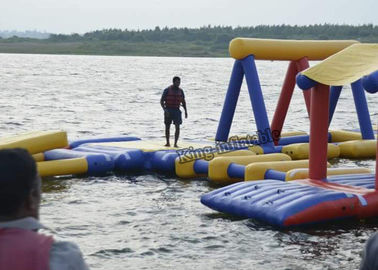 বাণিজ্যিক পিভিসি Tarpaulin Inflatable জল পার্ক, স্প্ল্যাশ জল খেলার মাঠ সরঞ্জাম