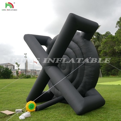 আউটডোর ইনফ্ল্যাটেবল ফুটবল ডার্টস বোর্ড সঙ্গে 8pcs ফুটবল বল 370W ব্লোয়ার সাপোর্ট ফ্রেম Kick Dartboard স্পোর্ট গেম জন্য