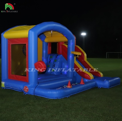 বাচ্চাদের জন্য বাউন্স কাসল, বাউন্স কাসল, স্লাইড, ক্লাইম্বিং, বাধা, ট্রাম্পোলিন, বল পিট পুল