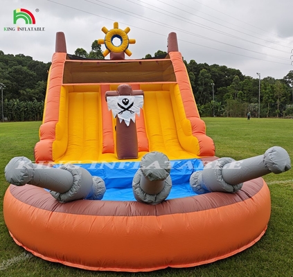 বাণিজ্যিক ডাবল লেন ইনফ্ল্যাটেবল ওয়াটার স্লাইডস পুল সহ বাচ্চাদের জন্য ওয়াটার স্লাইড ইনফ্ল্যাটেবল