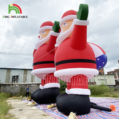 20ft 26ft 33ft বিজ্ঞাপন inflatable সান্তা ক্লাউস জন্য ক্রিসমাস পার্টি প্রসাধন
