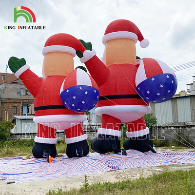 20ft 26ft 33ft বিজ্ঞাপন inflatable সান্তা ক্লাউস জন্য ক্রিসমাস পার্টি প্রসাধন