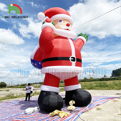 20ft 26ft 33ft বিজ্ঞাপন inflatable সান্তা ক্লাউস জন্য ক্রিসমাস পার্টি প্রসাধন