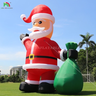 20ft 26ft 33ft 40ft ক্রিসমাস বহিরঙ্গন লন ইয়ার্ড জন্য inflatable সান্তা xmas পার্টি প্রসাধন