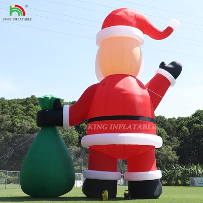 20ft 26ft 33ft 40ft ক্রিসমাস বহিরঙ্গন লন ইয়ার্ড জন্য inflatable সান্তা xmas পার্টি প্রসাধন