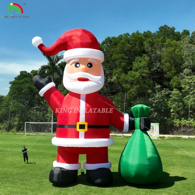 20ft 26ft 33ft 40ft ক্রিসমাস বহিরঙ্গন লন ইয়ার্ড জন্য inflatable সান্তা xmas পার্টি প্রসাধন