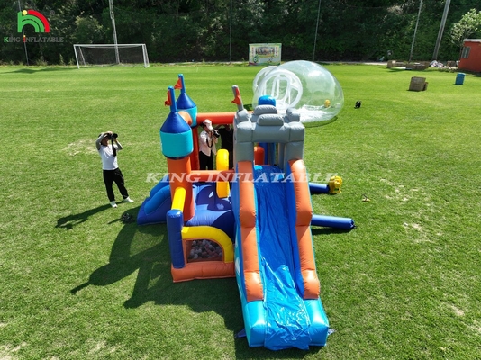 বাণিজ্যিক Inflatable Bounce Combo House Jumping Castle With Slides & Ball Pit Inflatable Jumping Bouncy Castle for Kids (বাচ্চাদের জন্য স্লাইডস এবং বল পিট সহ বাউন্সযোগ্য জাম্পিং জাম্পিং ক্যাসল)