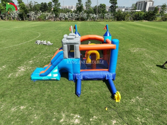 বাণিজ্যিক Inflatable Bounce Combo House Jumping Castle With Slides & Ball Pit Inflatable Jumping Bouncy Castle for Kids (বাচ্চাদের জন্য স্লাইডস এবং বল পিট সহ বাউন্সযোগ্য জাম্পিং জাম্পিং ক্যাসল)