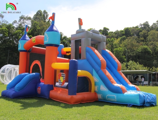 বাণিজ্যিক Inflatable Bounce Combo House Jumping Castle With Slides & Ball Pit Inflatable Jumping Bouncy Castle for Kids (বাচ্চাদের জন্য স্লাইডস এবং বল পিট সহ বাউন্সযোগ্য জাম্পিং জাম্পিং ক্যাসল)